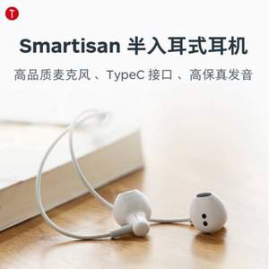 smartisan 锤子 S10 Type-C接口 线控半入耳式耳机
