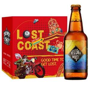 LOST COAST 迷失海岸 海鲸小麦啤酒 355ml*6瓶*3件