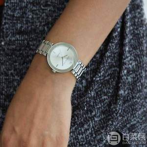 Anne Klein 安妮克莱因 AK/1363SVSV 女士镶钻时装腕表