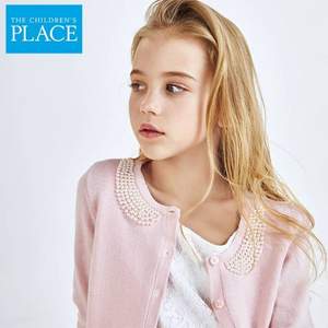 北美童装TOP品牌，The Children's Place 春秋款女童针织开衫外套（130~165码）2色