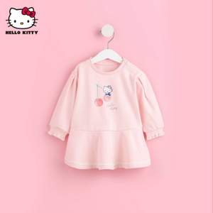 hellokitty 2020春裝新款女童衛(wèi)衣裙 3色