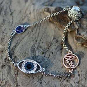 SWAROVSKI 施華洛世奇 DIY磁力可組合惡魔之眼手鏈 5373230