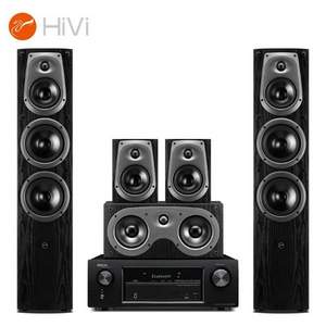 HiVi 惠威 D50HT + 天龙 X518功放 5.0声道 家庭影院组合