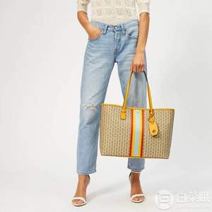 Tory Burch 汤丽柏琦 GEMINI LINK 大号经典印花托特包 53303