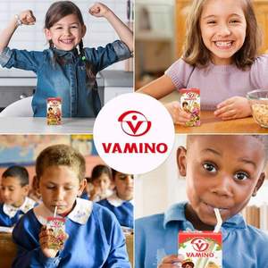 泰国60年老牌，Vamino 哇米诺 儿童豆奶125ml*16盒