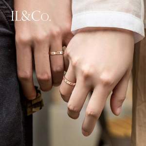 日本独立设计师珠宝品牌，IL&Co 玫瑰金色钻石戒指 主钻1分 附GIC证书