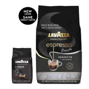1件0稅，LAVAZZA 樂維薩 中度烘焙 意式濃縮咖啡粉 1kg 