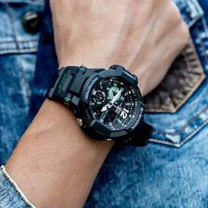 CASIO 卡西欧 G-SHOCK GA-1000系列防水运动男表 GA-1100-1A3