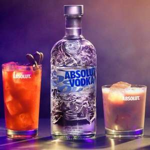 Absolut Vodka 绝对伏特加 重造限量版 700ml*2件