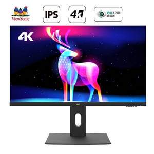 ViewSonic 優(yōu)派 VX2478-4K-HD 23.6英寸微邊顯示器（4K、IPS）