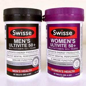 Swisse Ultivite 中老年復(fù)合維生素 男/女士50+歲 60粒
