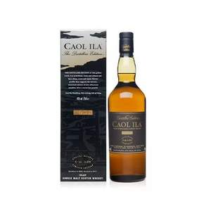 0点开始，Caol Ila 卡尔里拉 DE酒厂限量版 单一麦芽威士忌700ml 送洋酒杯+定制杯垫