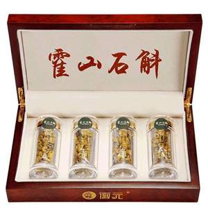 霍山石斛标准制定单位，徽元 三年仿野生霍山铁皮石斛枫斗礼盒20g  