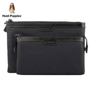 Hush Puppies 暇步士 男士帆布手拿包 