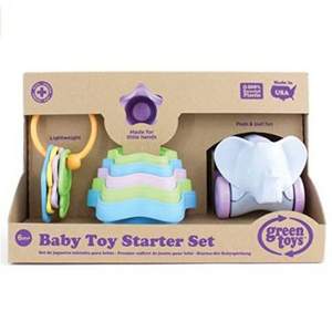 <span>白菜！</span>Green Toys 兒童玩具入門套裝 （鑰匙環(huán)、堆疊杯、大象）
