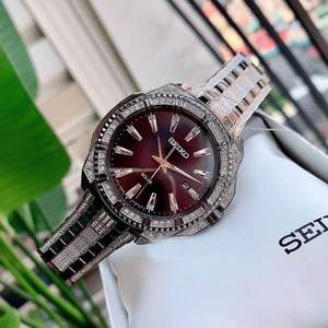 Seiko 精工 Essentials系列 SNE457 镶水晶太阳能男表