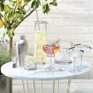 LSA International Gin系列 玻璃高脚酒杯420ml*2个 