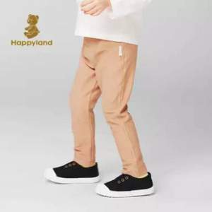 韩国TOP童装品牌，Happyland 2020春季新款男女童时尚修身弹力长裤 4色