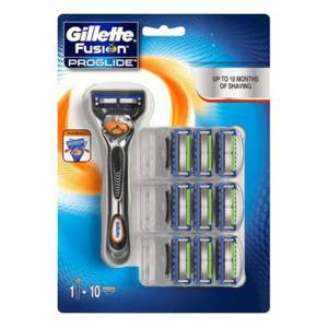 Gillette 吉列 Fusion5 ProGlide 锋隐致顺 男士剃刀套装（1刀架+10刀头）