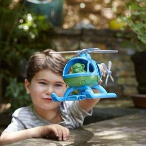 单件免邮，Green Toys 儿童直升机益智玩具 蓝色/绿色