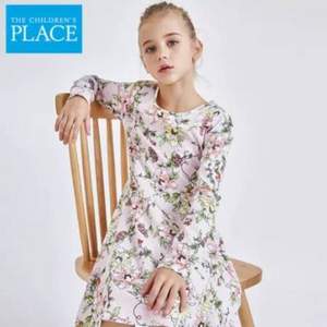 北美童装TOP品牌，The Children's Place 女童中大童可爱印花连衣裙（110~170码）