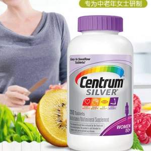 Centrum 善存 银片中老年女性/男性复合维生素 200粒 *2件