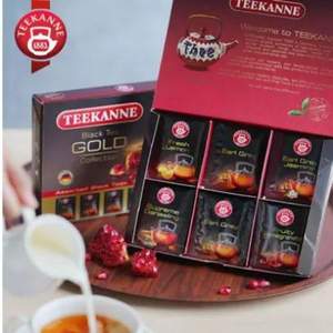 德国百年品牌，TEEKANNE 德康纳 伯爵红茶礼盒 30包/6味/60g