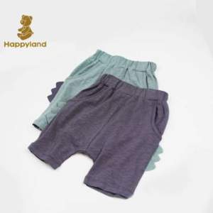 韩国TOP童装品牌，Happyland 2020春夏新款韩版可爱卡通恐龙中裤 2色