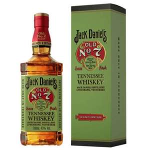 Jack Daniels 杰克丹尼 美國田納西州威士忌 傳承限量版 700ml *3件
