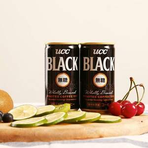 限地區(qū)，UCC 悠詩詩 Black 無糖咖啡飲料185g*6罐*4件
