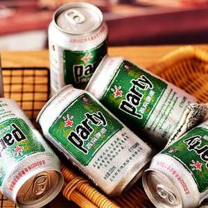 燕京啤酒 8度Party啤酒330ml*24听/整箱