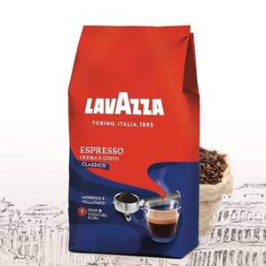 意大利进口，Lavazza 乐维萨 经典奶香咖啡豆1kg*3件