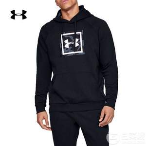 S码，Under Armour 安德玛 Storm Rival 男士抓绒连帽卫衣 1345636 