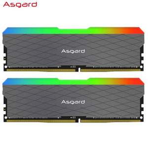 0点开始，Asgard 阿斯加特 洛极W2 DDR4 3200频 台式机内存 16GB （8GBx2）