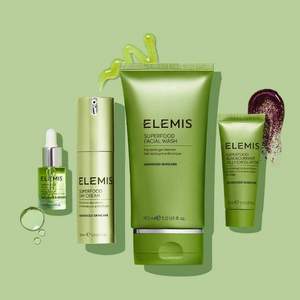 Elemis 艾丽美 Superfood 肌肤盛宴护肤4件套装（洁面乳+日霜+去角质乳+精油）