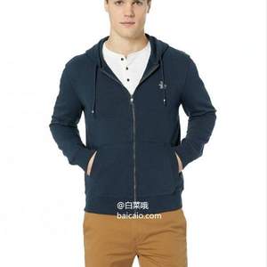 <span>库存浅！</span>Original Penguin 企鹅牌 男士长袖拉链连帽卫衣