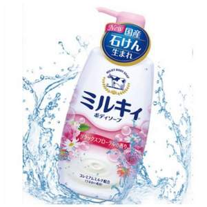 COW 牛乳石碱 清新花香沐浴露 550ml *5件