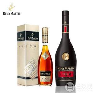 Remy Martin 人头马 CLUB 干邑白兰地 350ml+vsop 1L 送单杯+力娇酒 50ml+