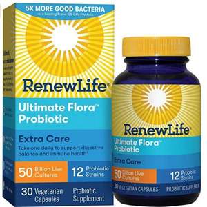 Renew Life Ultimate Flora 高含量500亿益生菌素食胶囊 30粒