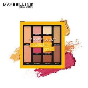 MAYBELLINE 美宝莲 纽约时刻12色眼影盘7.4g #柠檬盘