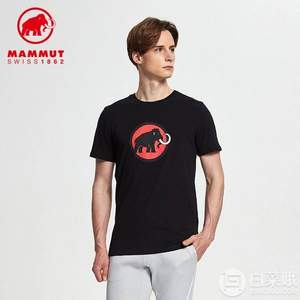 2020年新款，MAMMUT 猛犸象 男士有机棉速干透气T恤 1017-02240 