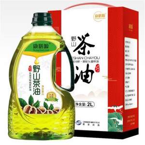 PLUS会员，康膳源 头道冷榨纯野山茶油礼盒装 2L 