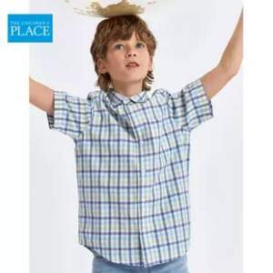 北美童装TOP品牌，The Children's Place 2020夏季新款男童短袖衬衫  