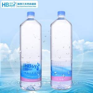 新西兰进口，HBay 纽湾 弱碱性母婴饮用水1.5L*6瓶