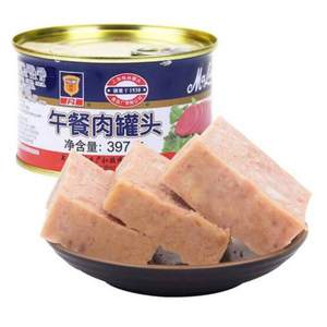 PLUS会员，上海梅林 午餐肉罐头 397g*7件