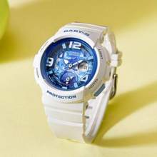 再降￥144新低！Casio 卡西歐 Baby-G BGA-190GL-7B 女士雙顯石英手表 
