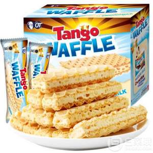 印尼进口，Tango 奥朗探戈 咔咔脆夹心威化饼干160g*13