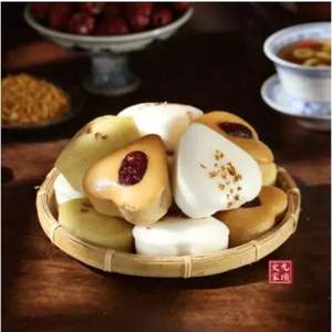 宁波非物质文化遗产，九顷史家 白米糕/红枣糕/爱心黄金鸡蛋糕300g*3盒