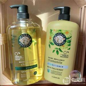 宝洁旗下，伊卡璐 Herbal Essences 洋甘菊无硅油洗护套装 1000ml*2瓶