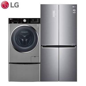 LG 13.2kg双擎波轮滚筒洗衣机+530升双风四门冰箱 WDGH451B7YW+F528S13